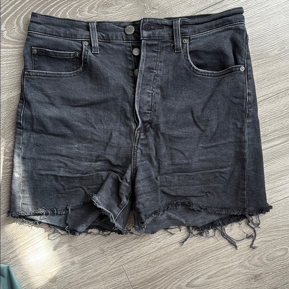 Denim forum black shorts